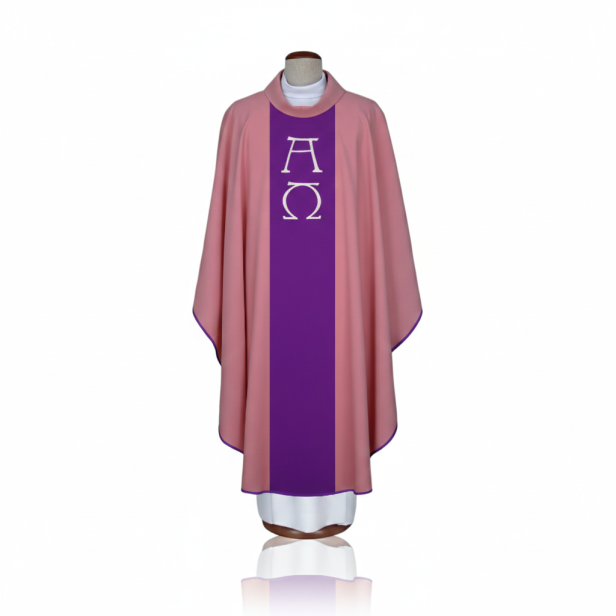 Ornat różowy Gaudete / Laetare – Alfa i Omega