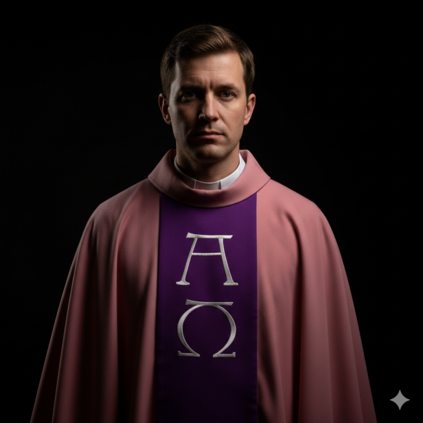 Ornat różowy Gaudete / Laetare – Alfa i Omega