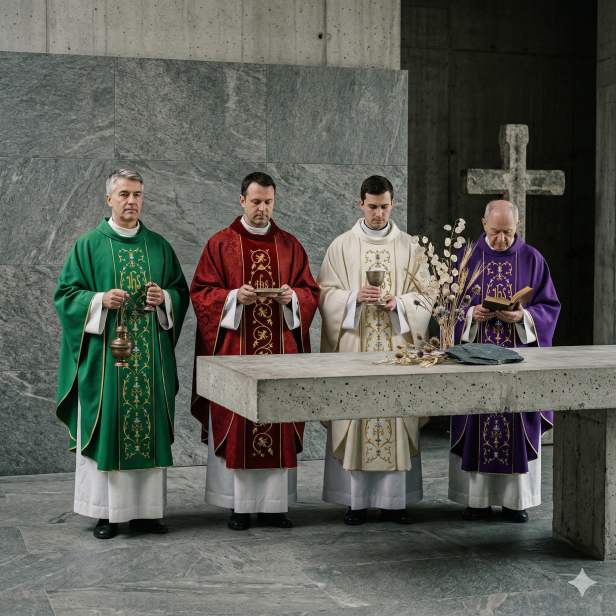 Ornat z bogatym haftem IHS – model klasyczny | 4 kolory