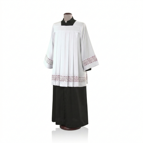 Komża kapłańska z kanonicką podbitką | Szaty Liturgiczne