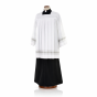 Komża kapłańska śmietankowa – wiskoza premium | Szaty Liturgiczne