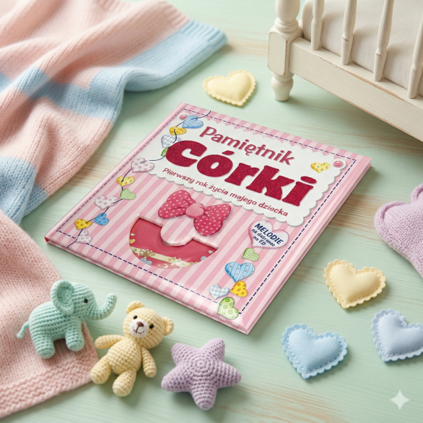 Pamiętnik Córki – Pierwszy rok życia mojego dziecka | Pamiątka narodzin
