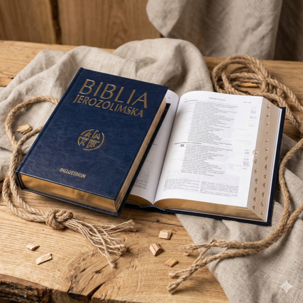 Biblia Jerozolimska – edycja premium w eko-skórze ze złoconymi brzegami i paginatorami