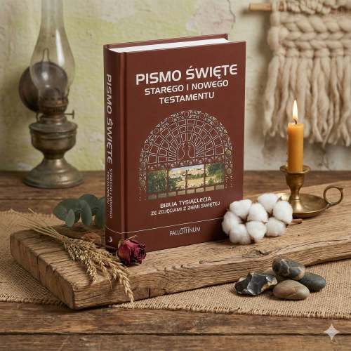 Biblia Tysiąclecia PALLOTTINUM – ilustrowane wydanie ze zdjęciami z Ziemi Świętej