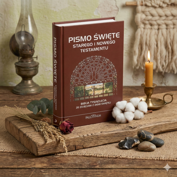 Biblia Tysiąclecia PALLOTTINUM – ilustrowane wydanie ze zdjęciami z Ziemi Świętej