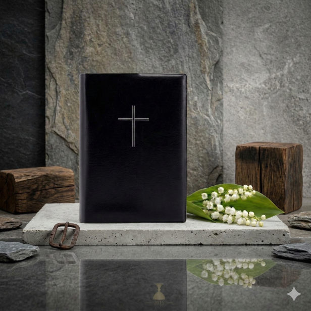 Etui ochronne na modlitewnik „Droga do Nieba” – czarna okładka (duży druk)