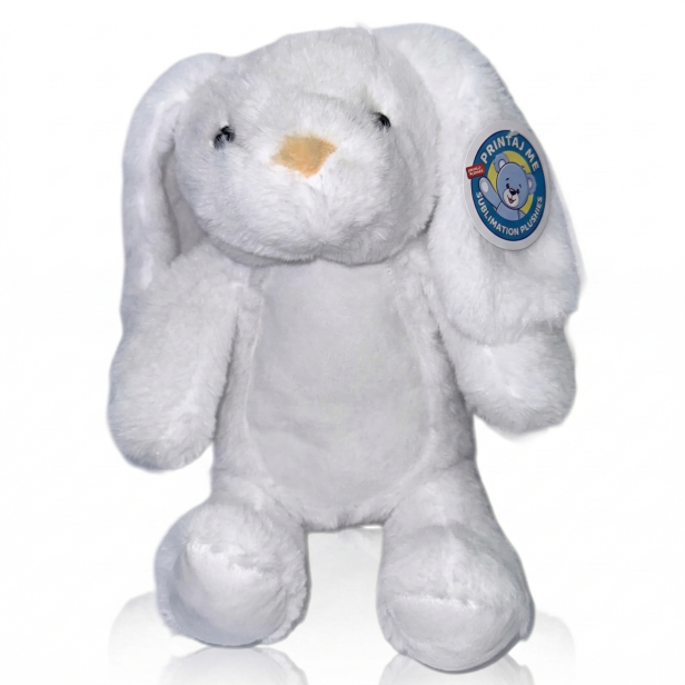 Króliczek pluszowy z nadrukiem – maskotka personalizowana 25 cm