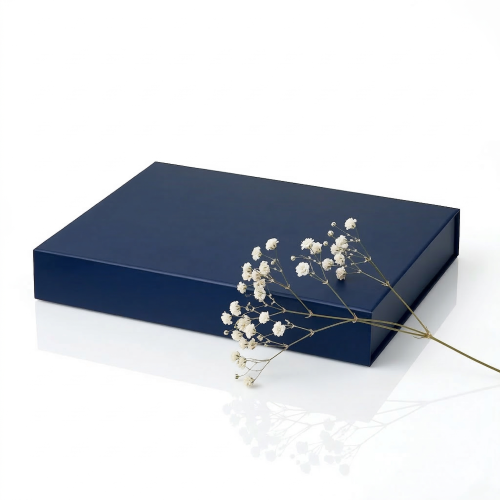 Pudełko magnetyczne A4 granatowe – 33 × 25,5 × 4,5 cm MAGNETIC BOX™