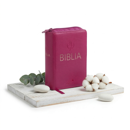 Biblia Tabor FLEX – malinowa, mała i podręczna, Biblia Paulistów w nowym tłumaczeniu