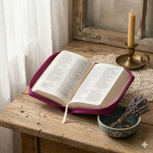 Biblia Tabor FLEX – malinowa, mała i podręczna, Biblia Paulistów w nowym tłumaczeniu