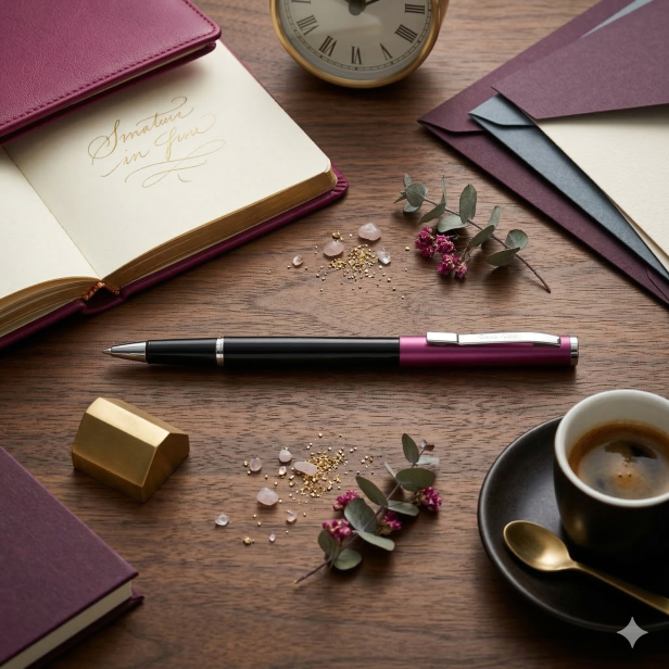 Pióro kulkowe Pierre Cardin różowe w pudełku – zestaw prezentowy z grawerem