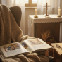 Biblia na I Komunię Świętą w etui z grawerowaną dedykacją | Pamiątka Pierwszej Komunii Świętej
