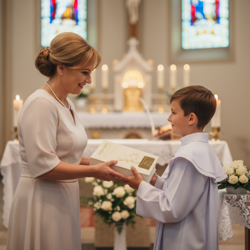 Pismo Święte ST i NT (mały format, twarda oprawa) z Twoim grawerem | Biblia Paulistów | Pamiątka I Komunii Świętej