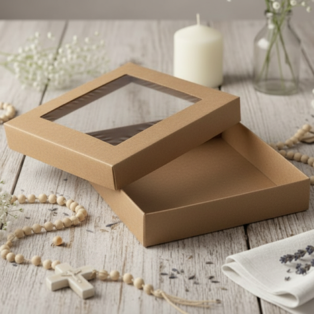 pudełko z okienkiem KRAFT