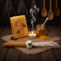 Gromnica PREMIUM ze stroikiem – 100% wosk pszczeli | HONEY PURE – Naturalne Światło Wiary