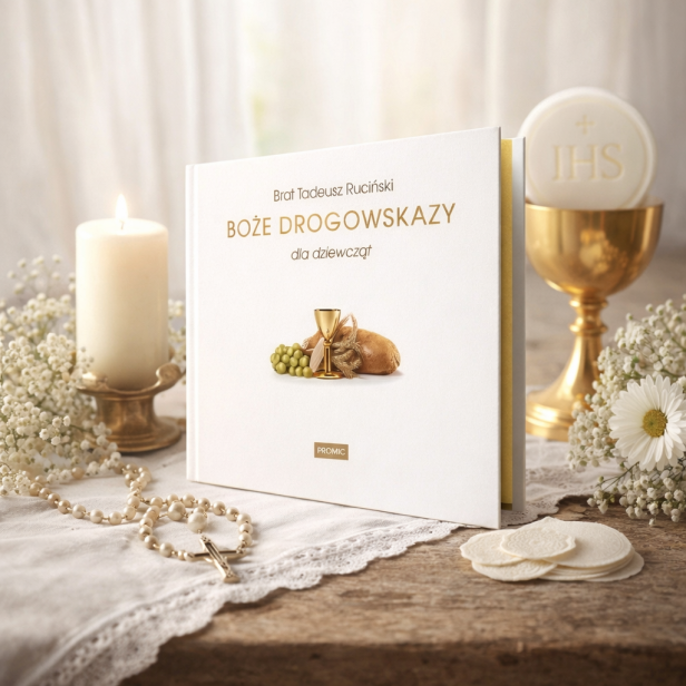 Boże drogowskazy dla dziewczynek – książka na Komunię | Pamiątka I Komunii Świętej
