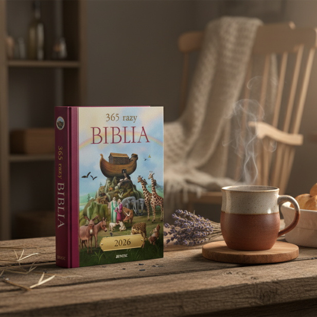 365 razy Biblia – Pamiątka Chrztu lub Komunii w eleganckim pudełeczku