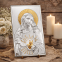 Obrazek srebrny Najświętsze Serce Jezusa 12 x 20 | ARGENTO SACRO™