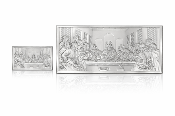 Obrazek srebrny Ostatnia Wieczerza [dwa rozmiary] | ARGENTO SACRO™