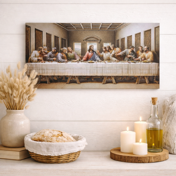 Obraz sakralny ICONIC™ – Ostatnia Wieczerza [różne rozmiary] – efekt 3D