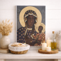 Obraz sakralny ICONIC™ – Matka Boża Częstochowska [różne rozmiary] – efekt 3D