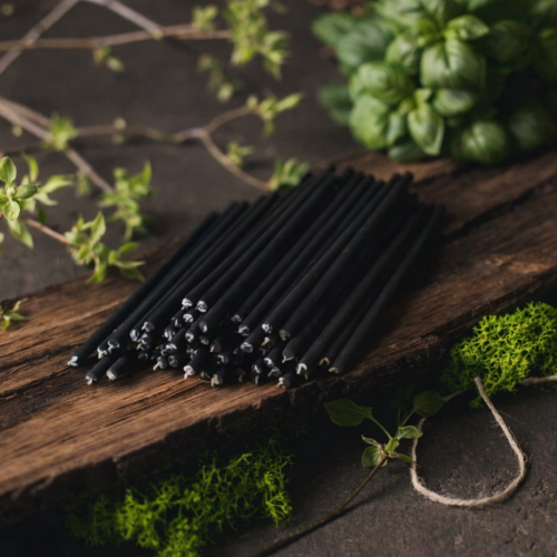 OFIARKI cerkiewne – 100% świece z wosku pszczelego (50 sztuk) - CZARNE