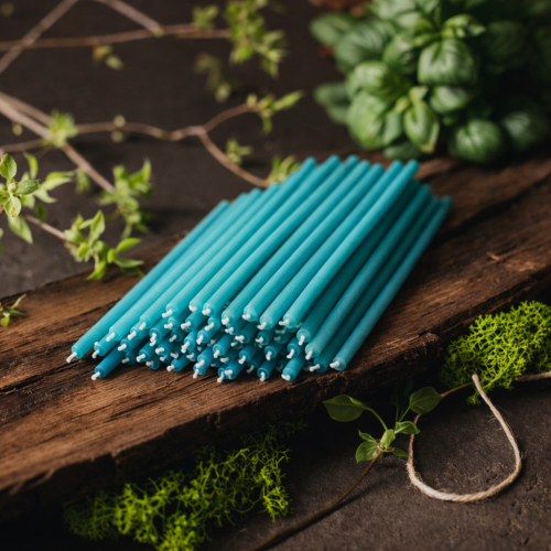 OFIARKI cerkiewne – 100% świece z wosku pszczelego (50 sztuk) - TURKUS