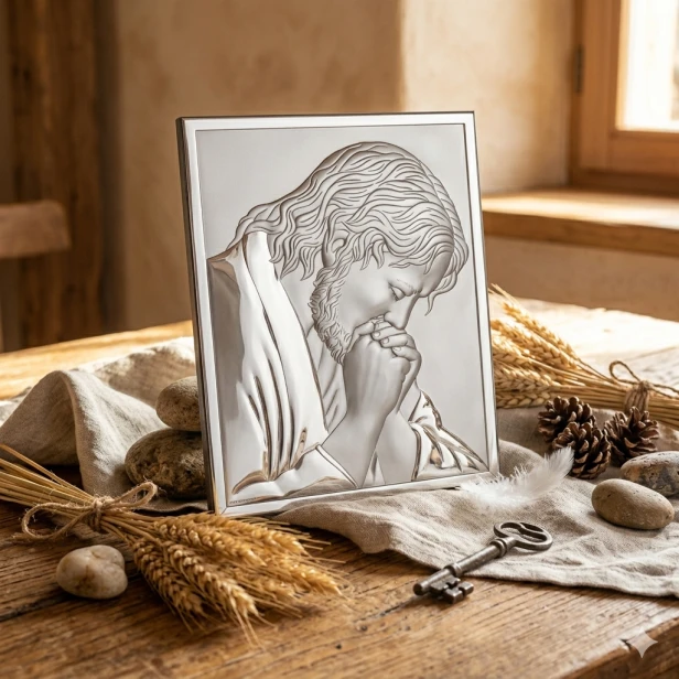 OBRAZEK JEZUS FRASOBLIWY 13x18 CM