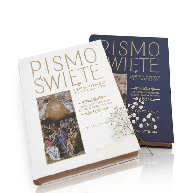 Biblia Tysiąclecia – ilustrowane wydanie w eleganckiej oprawie (Muzea Watykańskie)