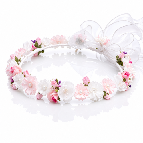 Wianek komunijny – Linia CORONA™ | Pastelowa Elegancja
