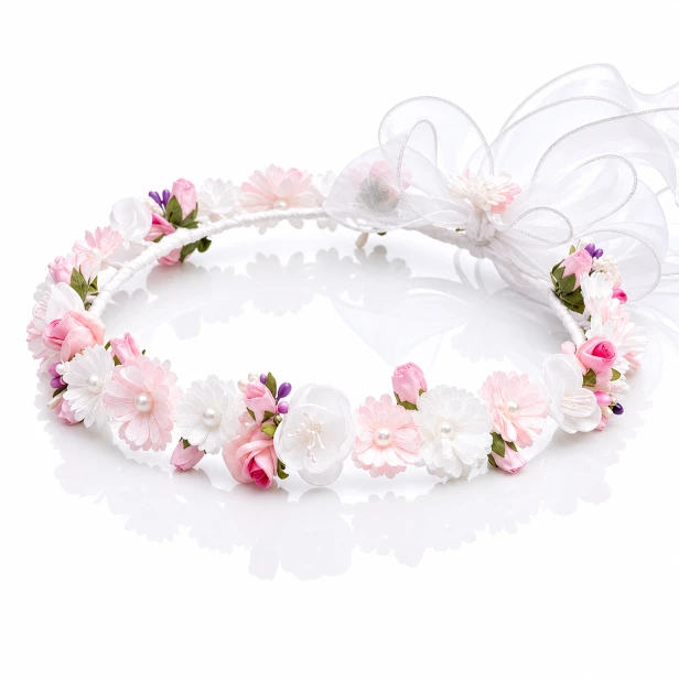 Wianek komunijny – Linia CORONA™ | Pastelowa Elegancja