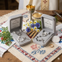Różańce ślubne - komplet - 6 mm - szkło - pudełko flokowane