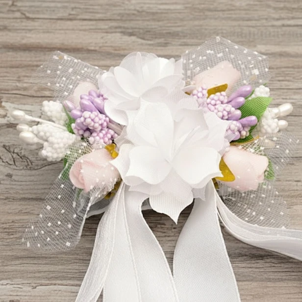 Stroik na świecę komunijną i chrzcielną | Linia AUREA™ Lawendowa Harmonia