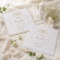 Szatka z koronką na Chrzest Święty LUMEN™ – personalizowana pamiątka z gołębicą