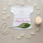 RÓZOWY - Szatka na Chrzest PURE HEART z dżetami – personalizowana koszulka Chrztu Świętego