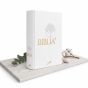 Biblia Plus. Pismo Święte czytane metodą skrutacji – biała oprawa płócienna