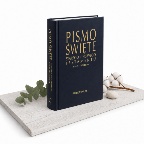 Pismo Święte Biblia Tysiąclecia – granatowa ekologiczna oprawa | Pallottinum