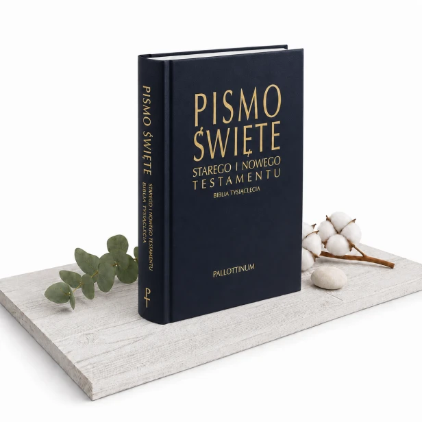 Pismo Święte Biblia Tysiąclecia – granatowa ekologiczna oprawa | Pallottinum