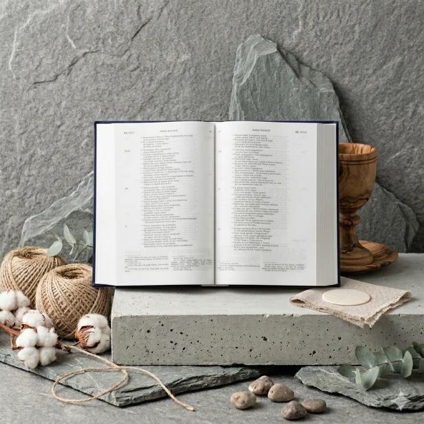 Pismo Święte Biblia Tysiąclecia – granatowa ekologiczna oprawa | Pallottinum
