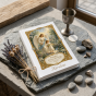 Moja Pierwsza Biblia – Pamiątka Chrztu Świętego „Anioł Stróż” z personalizacją | Kolekcja LUMEN™