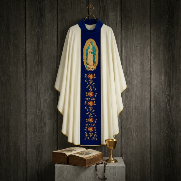Ornat Maryjny haftowany | Matka Boska z Guadalupe