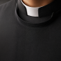Pektorał czarny do koloratki podwójnej | Szaty liturgiczne