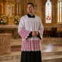 Komża kapłańska z bawełnianą gipiurą i podbitką kanonicką | Szaty Liturgiczne