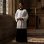 Komża kapłańska ecru z bawełnianą wstawką | Szaty Liturgiczne