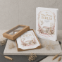 Moja Pierwsza Biblia BAPTISMA™ – personalizowana pamiątka Chrztu Świętego | różowa lub niebieska