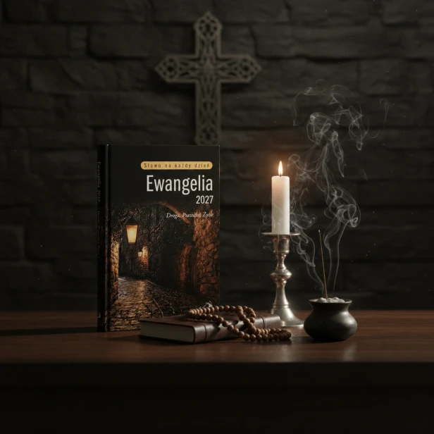 Ewangelia 2027 na każdy dzień – Droga, Prawda i Życie, duży format, oprawa twarda w aranżacji.png