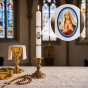Świeca gromniczna Serce Matki Bożej – Ø 30 mm, wysokość 30 cm