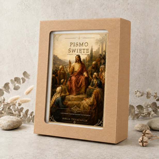 Biblia Tysiąclecia – ilustrowane zbiorami Muzeów Watykańskich [wydanie kolekcjonerskie]