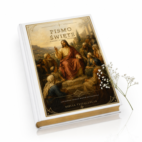 Biblia Tysiąclecia – ilustrowane zbiorami Muzeów Watykańskich [wydanie kolekcjonerskie]