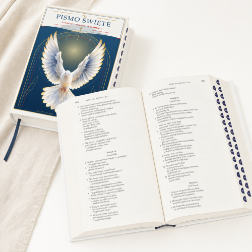Pismo Święte Starego i Nowego Testamentu – format duży, oprawa twarda z paginatorami